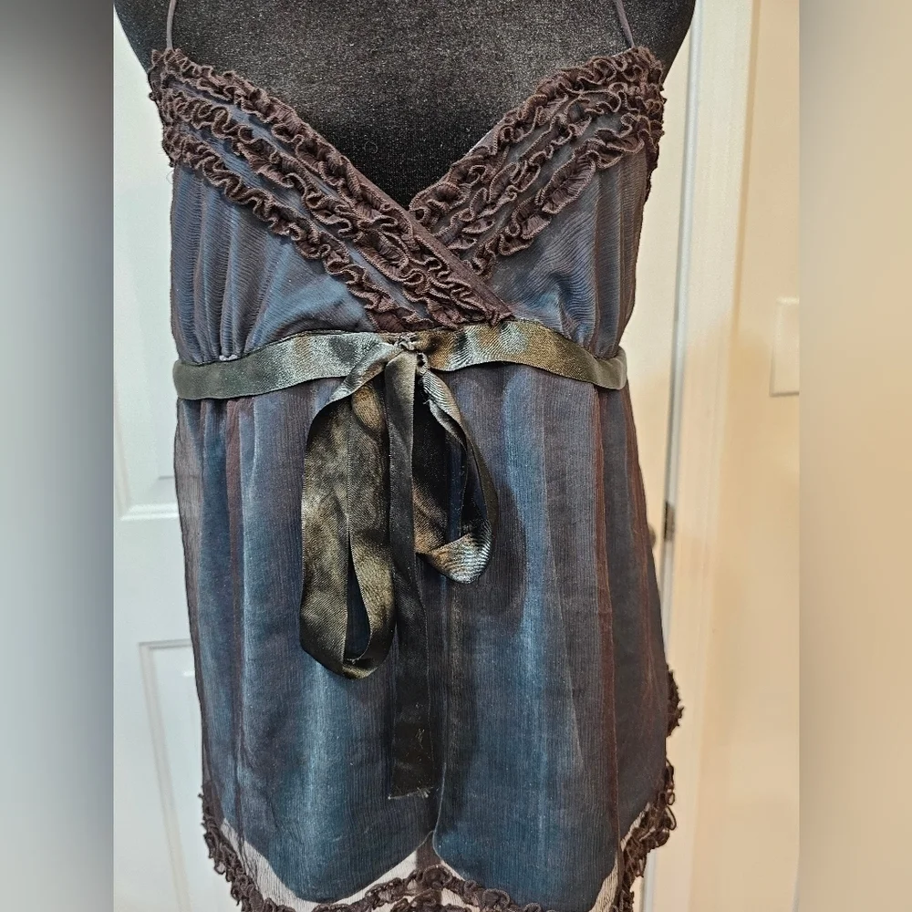 Anthropologie Beaubois Fairycore  sleeveless top Babydoll Y2K  Size XS {Bx10} - Picture 8 of 10